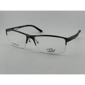 TALEH EYEWEAR - 1961 60-18-142 Gray Aluminum Half Rim Glasses Frames